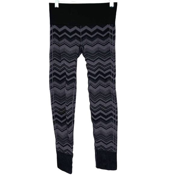 Lululemon Ebb To Street Seamless Pant Heather Black Slate Zig Zag 4 - Picture 2 of 9